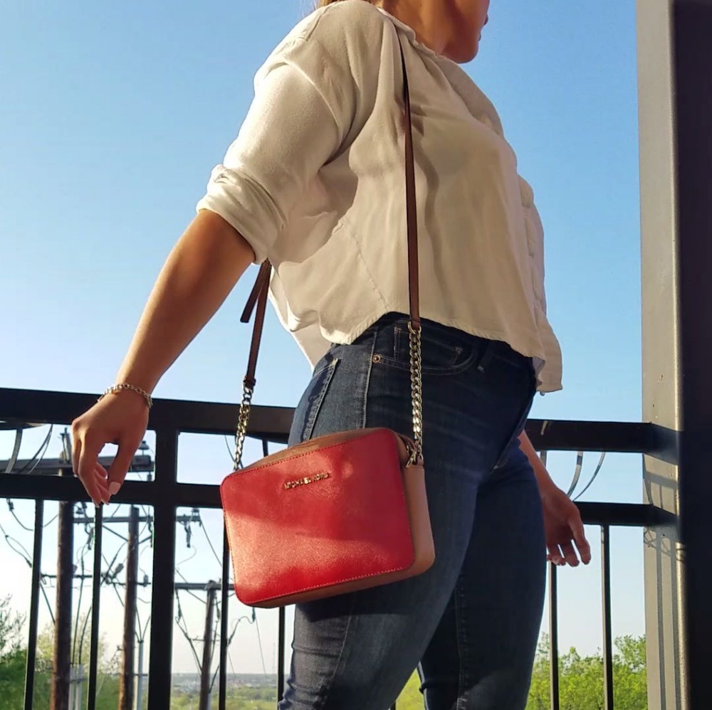 Michael Kors Jet Set Large Saffiano Leather